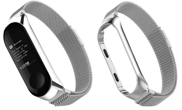 Mi Band4に最適なスチールストラップ