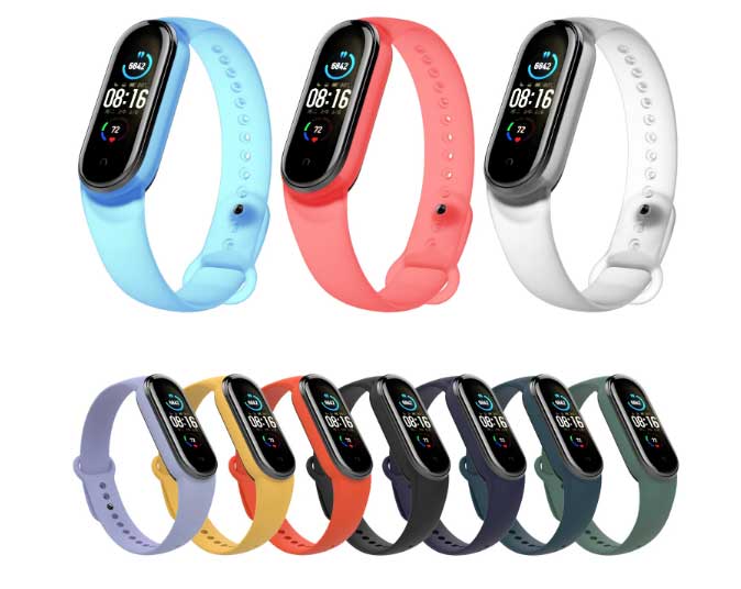 mi-band-5の半透明バンド