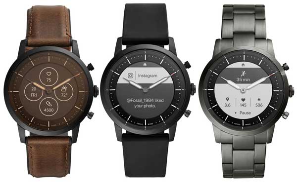 Fossil-ハイブリッド-HR-スマートウォッチ
