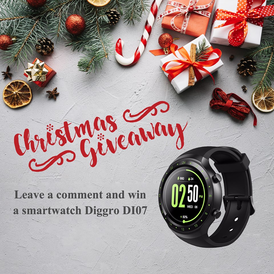 クリスマスのためのDiggroDi07スマートウォッチプレゼント！