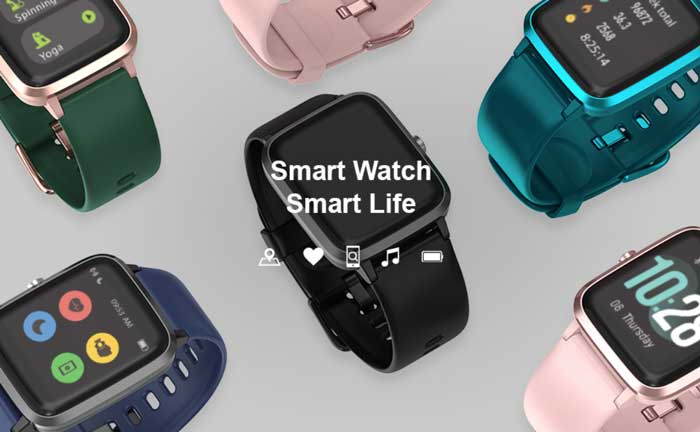アンベススマートウォッチ–軽量でスポーティなフィットネスウェアラブル