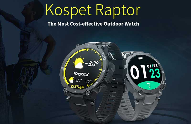 Kospet-Raptor-スマートウォッチ