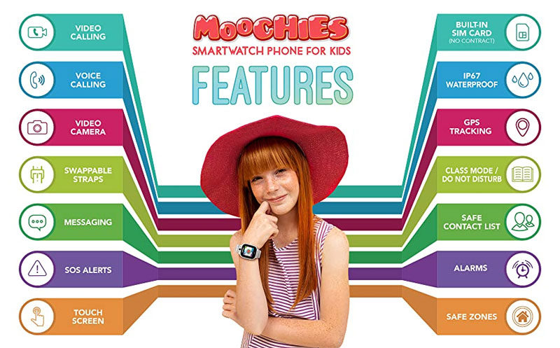 Moochies-スマートウォッチ-機能