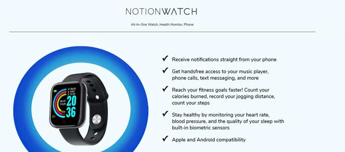 Notion Watch Smartwatch –安いけど良い？