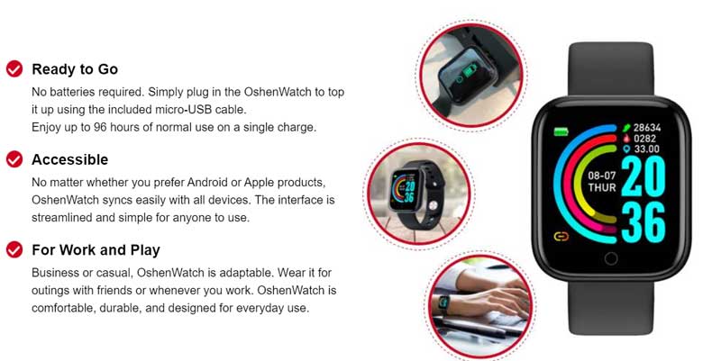 Oshenwatch-スマートウォッチ
