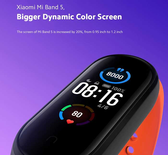 Xiaomi Mi Band5の仕様