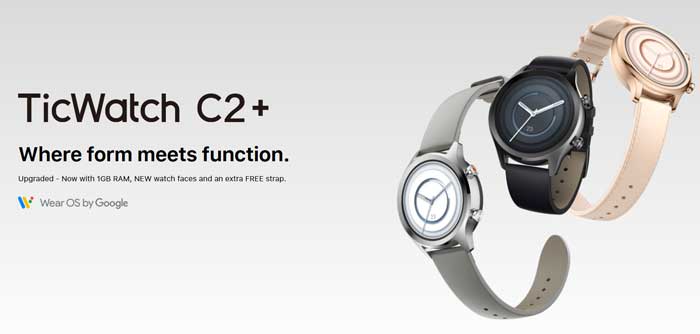 Ticwatch C2 +スマートウォッチ–機能のレビュー