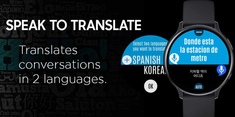 Translator Galaxy WatchActiveを見る
