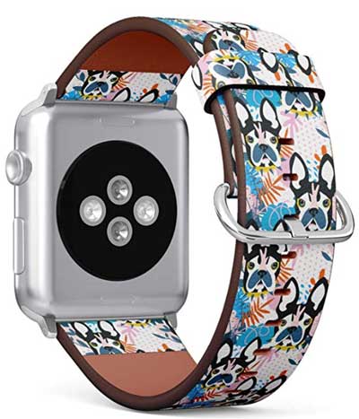 ボストンテリアフレンチブルドッグアップルストラップ