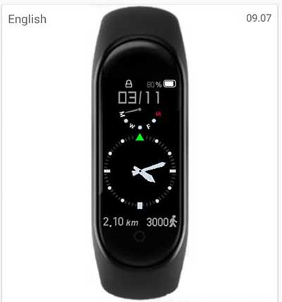 Mi Band4のアナログウォッチフェイス