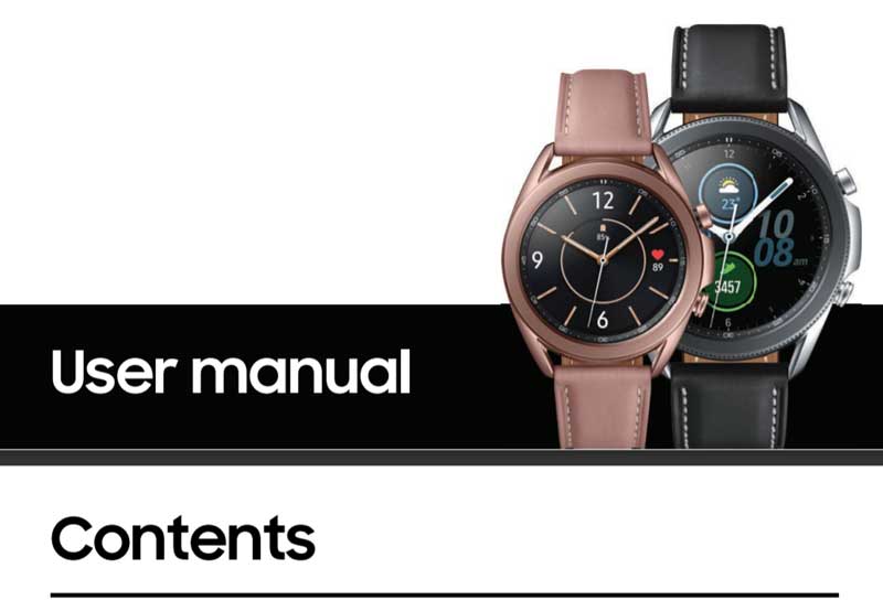 [PDF] Samsung Galaxy Watch 3ユーザーマニュアル–ダウンロード