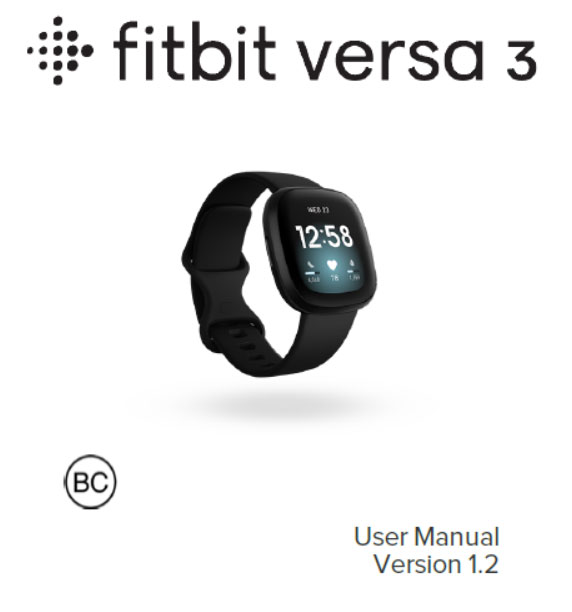 Fitbit-Versa-3-ユーザーマニュアル