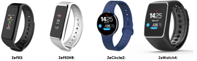 MyKronozがZeFitHr、ZeFit3、ZeCircle2、ZeWatch4ウェアラブルを発表