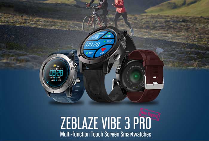 Zeblaze Vibe 3Pro多機能スマートウォッチがBanggood.comに登場
